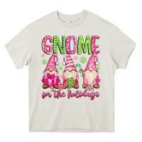 Cream gnome for the holidays Heavy Core Tee - MaliasSmallBusiness