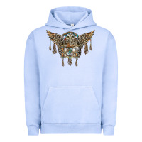 Pigment Grape Ice native dream catcher with owl Urban Hoodie - BarkalooDesign