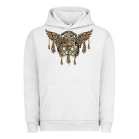 Pigment Lunar Rock native dream catcher with owl Urban Hoodie - BarkalooDesign
