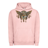 Pigment Salmon native dream catcher with owl Urban Hoodie - BarkalooDesign