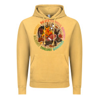 Vintage Mustard Boots flannels bonfires leggins football Vintage Hoodie - NancyCooperArtShop