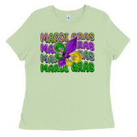 Matcha mardi gras with fleur de lis Ladies Tee - LillyAllenDesigns