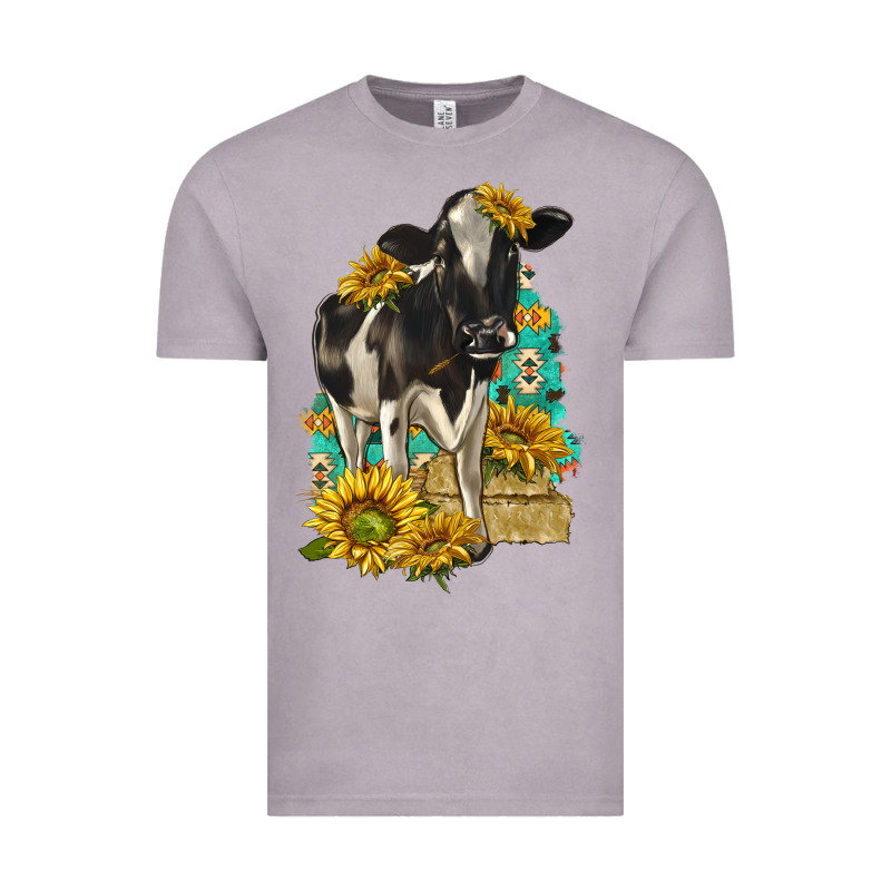 Sunflowers Cow Vintage Tee by texasbilliewilder | Teevron