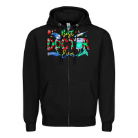 Black Best Doctor Ever Zipper Hoodie - CowhideDigitalArt