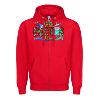 Red Best Doctor Ever Zipper Hoodie - CowhideDigitalArt