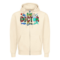 Sandshell Best Doctor Ever Zipper Hoodie - CowhideDigitalArt