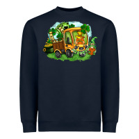 Navy truck saint patricks day Heavyweight Sweatshirt - FaDigitalArtStudio