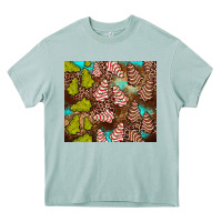 Arona little debbie tree cakes leopard turquoise Heavy Core Tee - JahusDesignShop