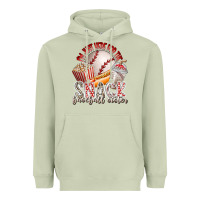 Matcha i am just here for the snack baseball sister Heavyweight Hoodie - RacoonDesign