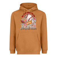 Meerkat i am just here for the snack baseball sister Heavyweight Hoodie - RacoonDesign