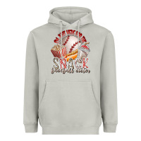 Moon Dust i am just here for the snack baseball sister Heavyweight Hoodie - RacoonDesign