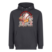 Smoke i am just here for the snack baseball sister Heavyweight Hoodie - RacoonDesign