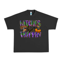 Pigment Black Witches be trippin Urban Heavy Tee - NancyCooperArtShop