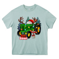 Arona farm tractor christmas Heavy Core Tee - MaliasSmallBusiness