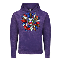Cloud Purple dominican sunflower Vintage Hoodie - texasbilliewilder