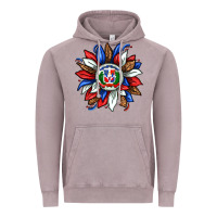 Vintage Zinc dominican sunflower Vintage Hoodie - texasbilliewilder