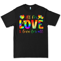 Black all for love and love for love Premium Tee - LillyAllenDesigns