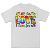 Dove Grey all for love and love for love Premium Tee - LillyAllenDesigns
