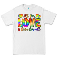 White all for love and love for love Premium Tee - LillyAllenDesigns