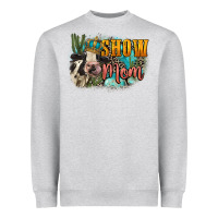 Heather Grey Show mom cow Mother's Day Heavyweight Sweatshirt - FaDigitalArtStudio
