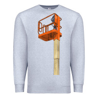 Heather Grey Single Man Lift Premium Sweatshirt - LillyAllenDesigns