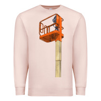 Pale Pink Single Man Lift Premium Sweatshirt - LillyAllenDesigns