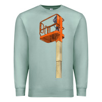 Seafoam Single Man Lift Premium Sweatshirt - LillyAllenDesigns