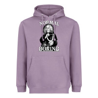 Lavender Limited Edition Grandma Addams (Frump)- Normal Is Boring Heavyweight Hoodie - tuanDangUi