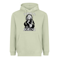 Matcha Limited Edition Grandma Addams (Frump)- Normal Is Boring Heavyweight Hoodie - tuanDangUi