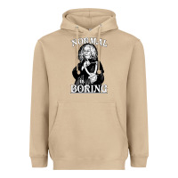 Mushroom Limited Edition Grandma Addams (Frump)- Normal Is Boring Heavyweight Hoodie - tuanDangUi