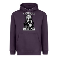 Plum Limited Edition Grandma Addams (Frump)- Normal Is Boring Heavyweight Hoodie - tuanDangUi