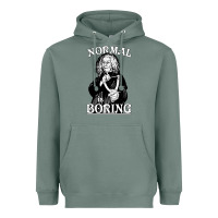 Sage Limited Edition Grandma Addams (Frump)- Normal Is Boring Heavyweight Hoodie - tuanDangUi