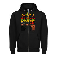 Black juneteenth black king Zipper Hoodie - LillyAllenDesigns