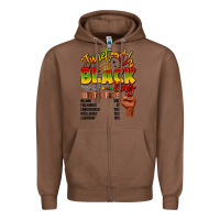 Chestnut juneteenth black king Zipper Hoodie - LillyAllenDesigns