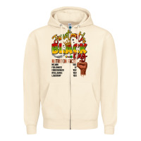 Sandshell juneteenth black king Zipper Hoodie - LillyAllenDesigns