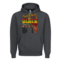 Smoke juneteenth black king Zipper Hoodie - LillyAllenDesigns