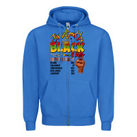 True Royal juneteenth black king Zipper Hoodie - LillyAllenDesigns