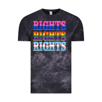 Cloud Black Rights rights rights Vintage Tee - NancyCooperArtShop