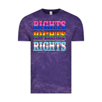 Cloud Purple Rights rights rights Vintage Tee - NancyCooperArtShop