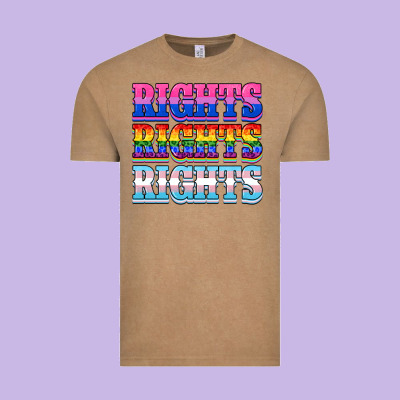 Rights Rights Rights Vintage Tee Designed By Nancycooperartshop
