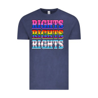 Vintage Denim Rights rights rights Vintage Tee - NancyCooperArtShop