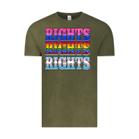 Vintage Olive Rights rights rights Vintage Tee - NancyCooperArtShop
