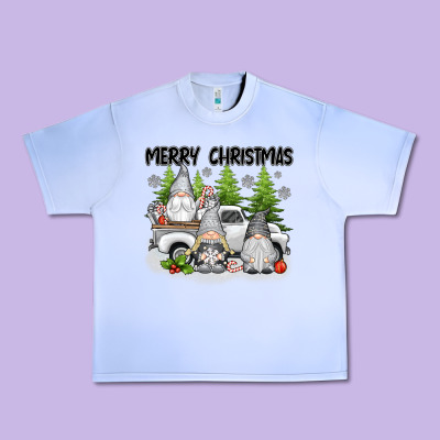 Merry Christmas Gnomes Urban Heavy Tee Designed By Texasbilliewilder