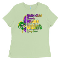 Matcha mardi gras parades beads french quarter beignets k Ladies Tee - LillyAllenDesigns