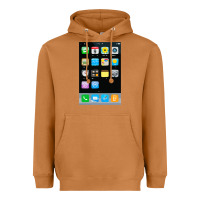 Cell Phone Smartphone Mobile App Halloween Costume Heavyweight Hoodie | Teevron