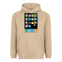 Mushroom cell phone smartphone mobile app halloween costume Heavyweight Hoodie - tuanDangUi