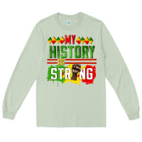 Matcha my history is strong Long Sleeve Tee - CowGirlArtShop