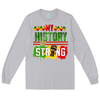 Moon Dust my history is strong Long Sleeve Tee - CowGirlArtShop