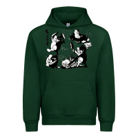 Forest Green monokuma 1 Urban Hoodie - tuanDangUi