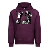 Mauve Wine monokuma 1 Urban Hoodie - tuanDangUi